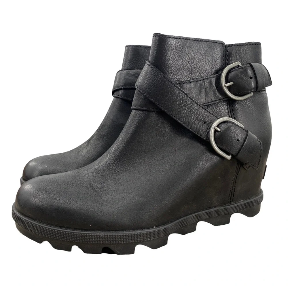 NEW Sorel WOMEN'S JOAN OF ARCTIC™ WEDGE II BUCKLE BOOTIE Size 9.5 - Picture 3 of 9